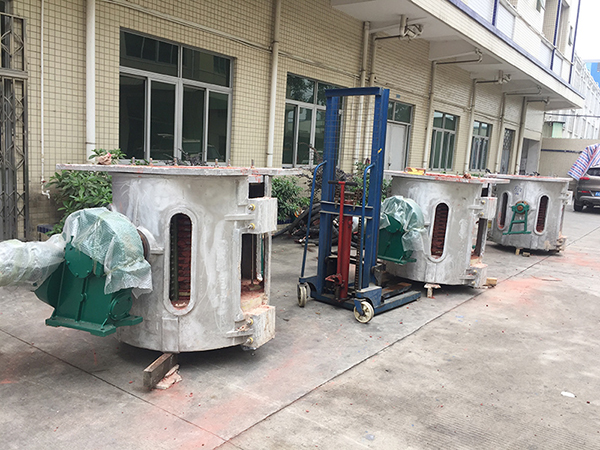 500KG锡渣熔炼炉案例